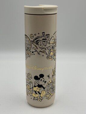 Starbucks Walt Disney World Parks Tumbler Stainless Steel Mickey Mouse 16 fl oz